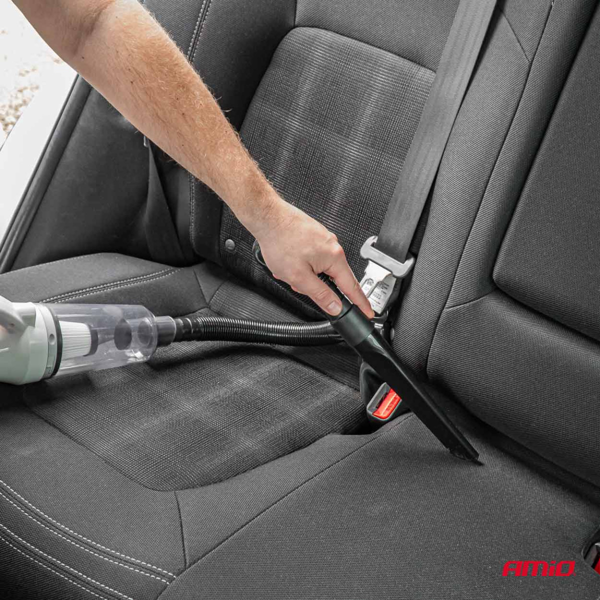 Automobilinis dulkių siurblys 12 V, 60 W, su HEPA filtru, 5kPa AMIO-03691