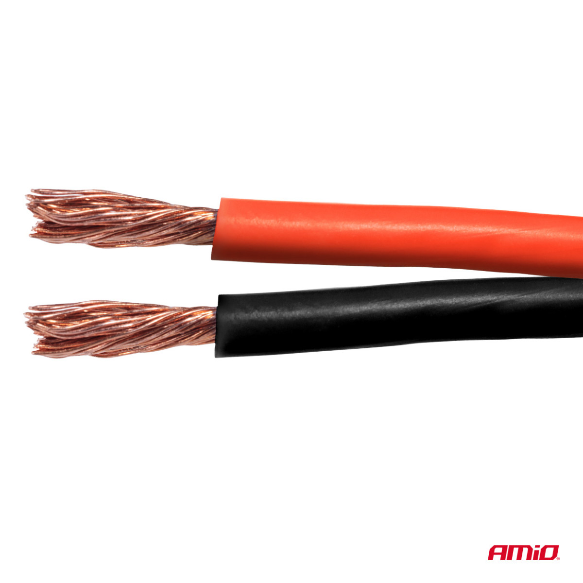 Dvejų gyslų CCA kabelis, 2x2.5mm² 50m 12.5A AMIO-04460