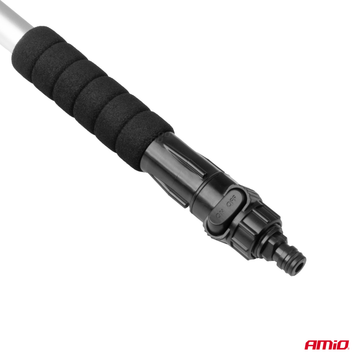 Teleskopinis šepetys su vandens jungtimi, Chenille 120-200cm AMIO-02398