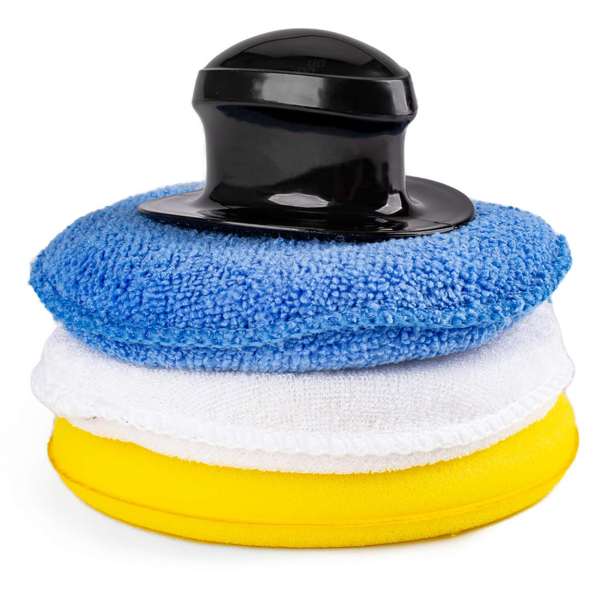 Valymo ir poliravimo kempinėlių rinkinys, 3 vnt., 125 mm