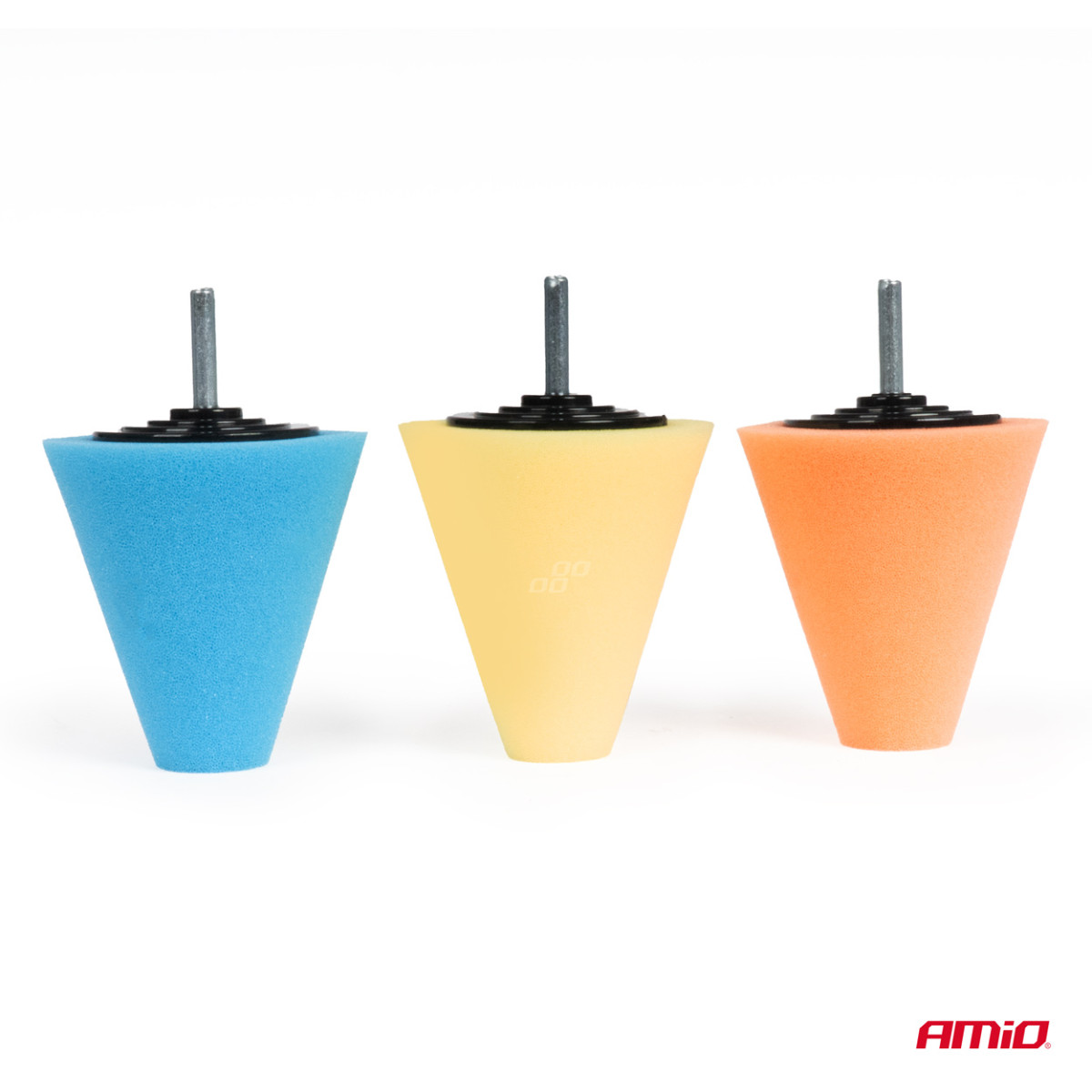 Kūginės formos poliravimo kempinės ratlankiams, 3 vnt.