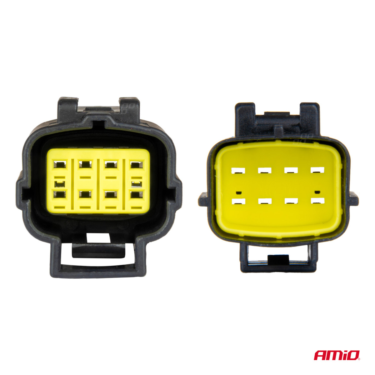 Vandeniui atspari 8 kontaktų elektros jungtis, 2,2 mm AMIO-04350