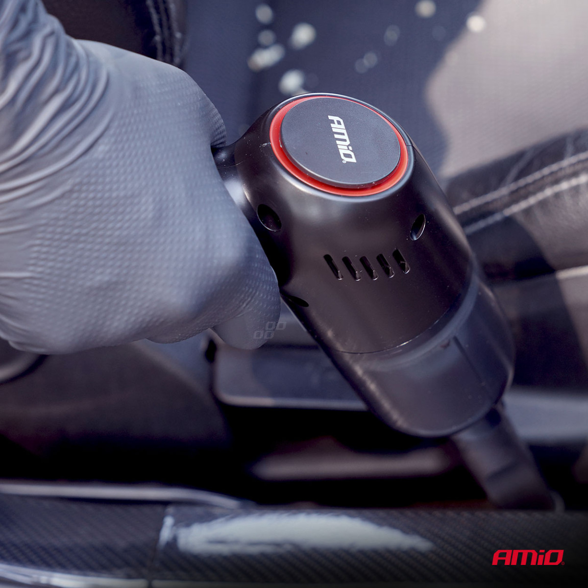 Belaidis automobilinis dulkių siurblys 70 W, 11 kPa, USB-C, su HEPA filtru, VC-08 AMIO-04416