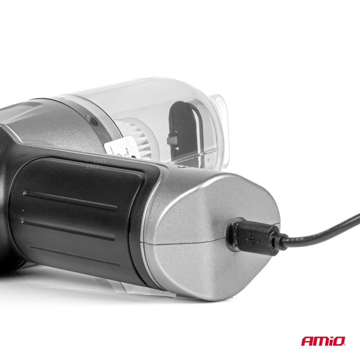 Belaidis automobilinis dulkių siurblys 40 W, 4000 mAh, su HEPA filtru, 4,5 kPa AMiO-03692