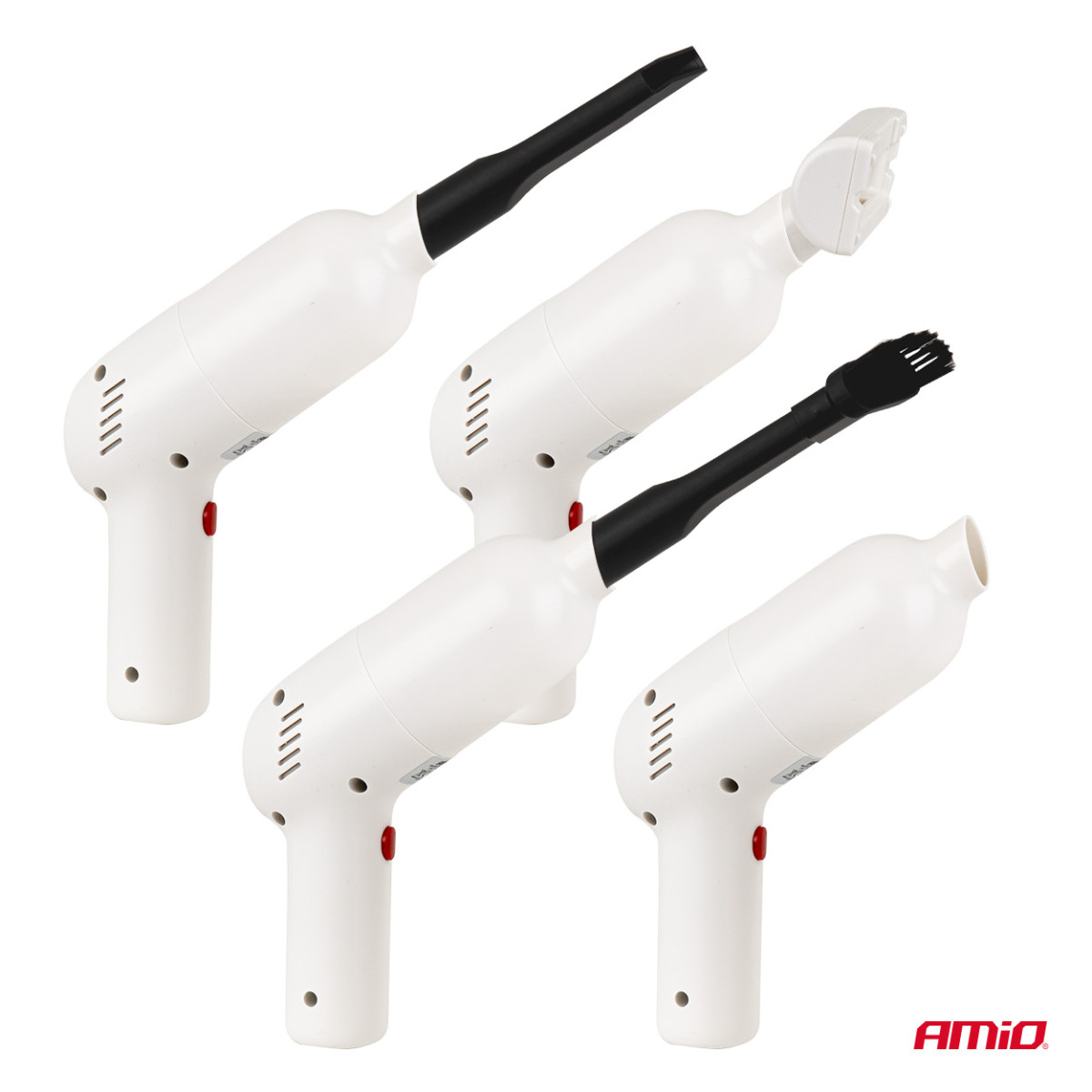 Belaidis automobilinis dulkių siurblys 40 W, 4,5 kPa, USB-C, su HEPA filtru, VC-07 AMIO-04415