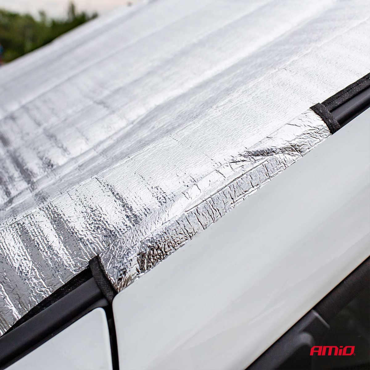 Universali priekinio stiklo uždanga vasarai/žiemai 175x90 cm AMIO-01390
