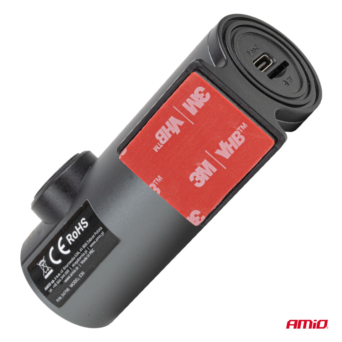 Automobilinis vaizdo registratorius 1K WLAN Wi-Fi Full HD 128 GB AMIO-04798