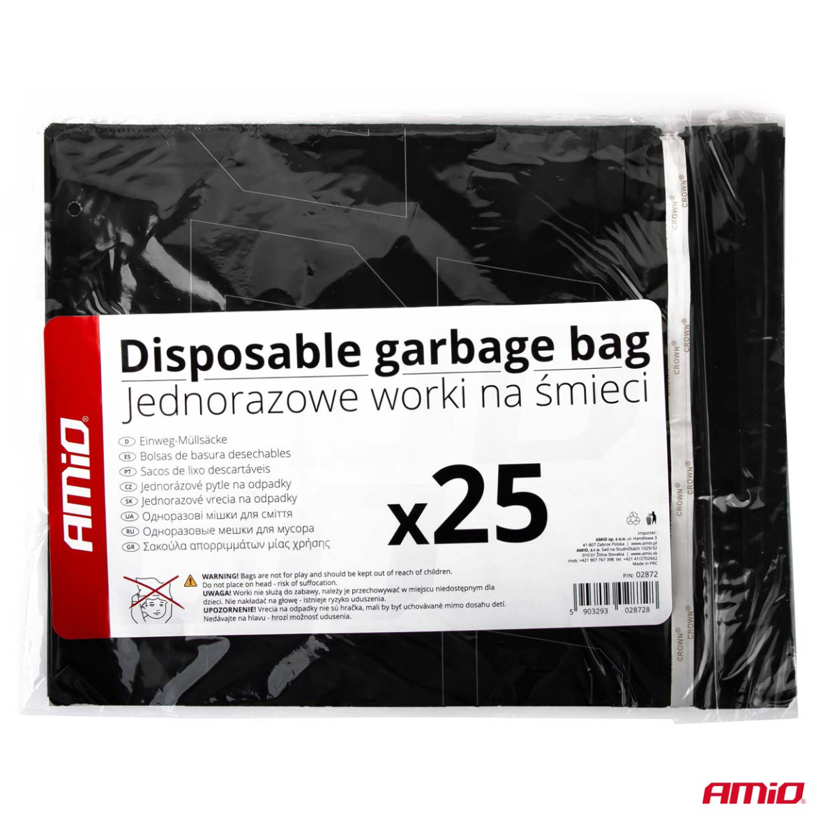 Šiukšlių maišai automobiliui, 25 vnt.