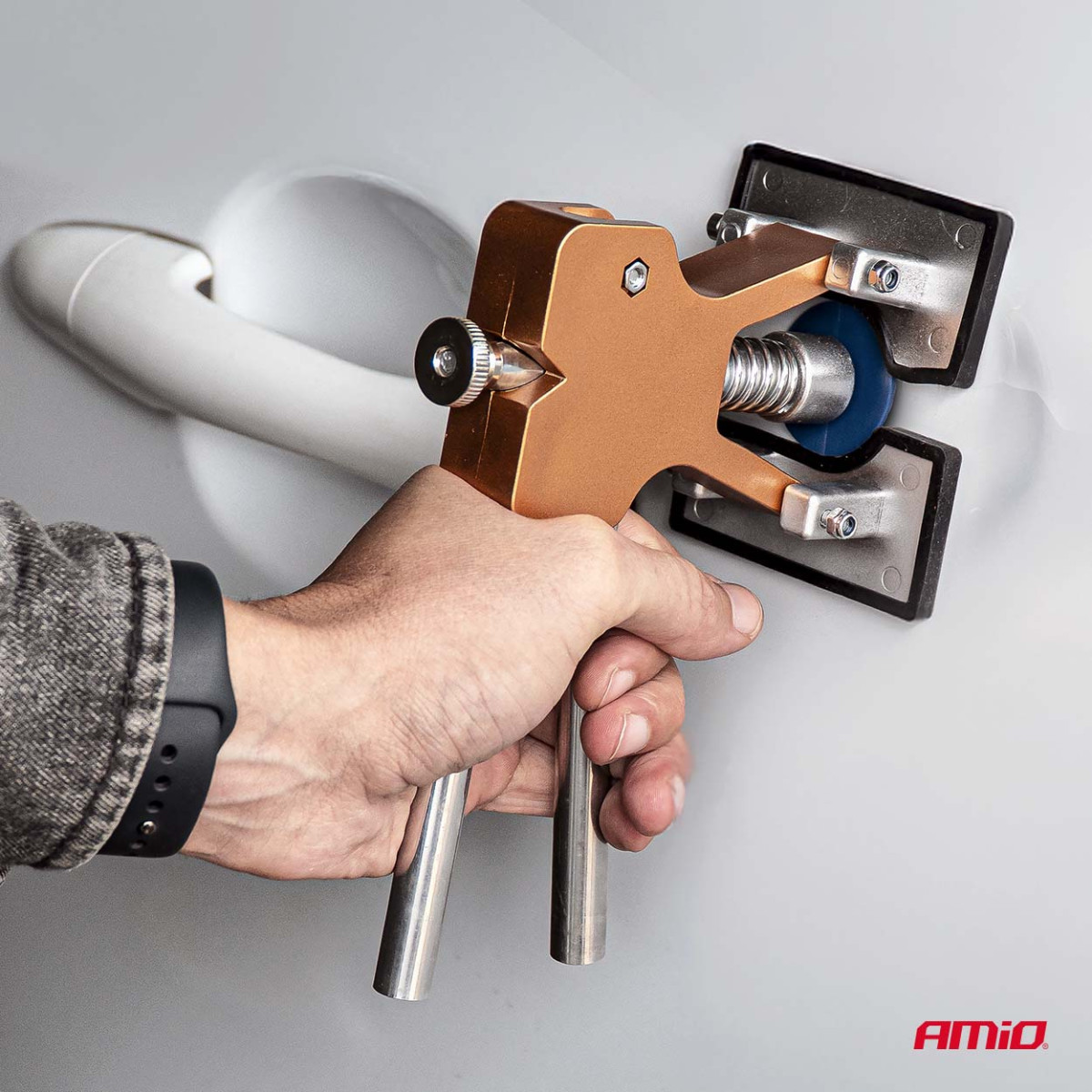 PDR kėbulo įlenkimų remonto rinkinys su slankiuoju traukikliu (DIY) AMIO-04599