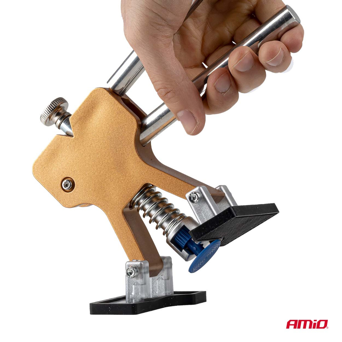 PDR rinkinio komplektas – automobilio kėbulo įlenkimų taisymui, 20 vnt. antgalių, AMIO-04598