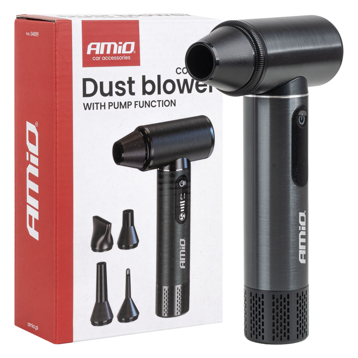 Belaidis oro pūstuvas su vakuuminio siurblio funkcija, 170W AMIO-04889