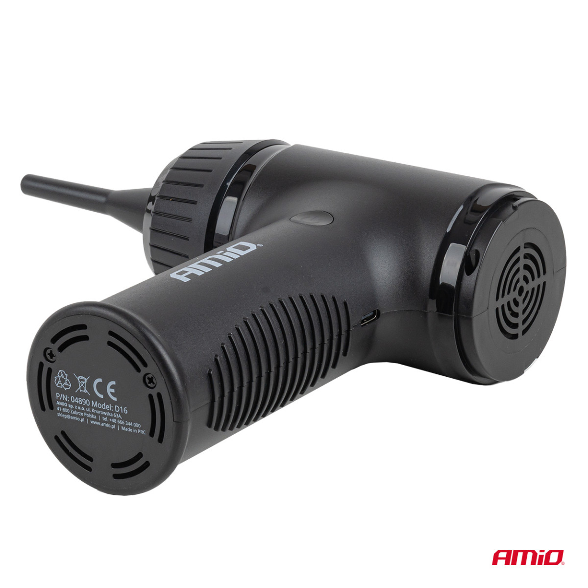 Belaidis oro pūstuvas su vakuuminio siurblio funkcija, 50W AMIO-04890