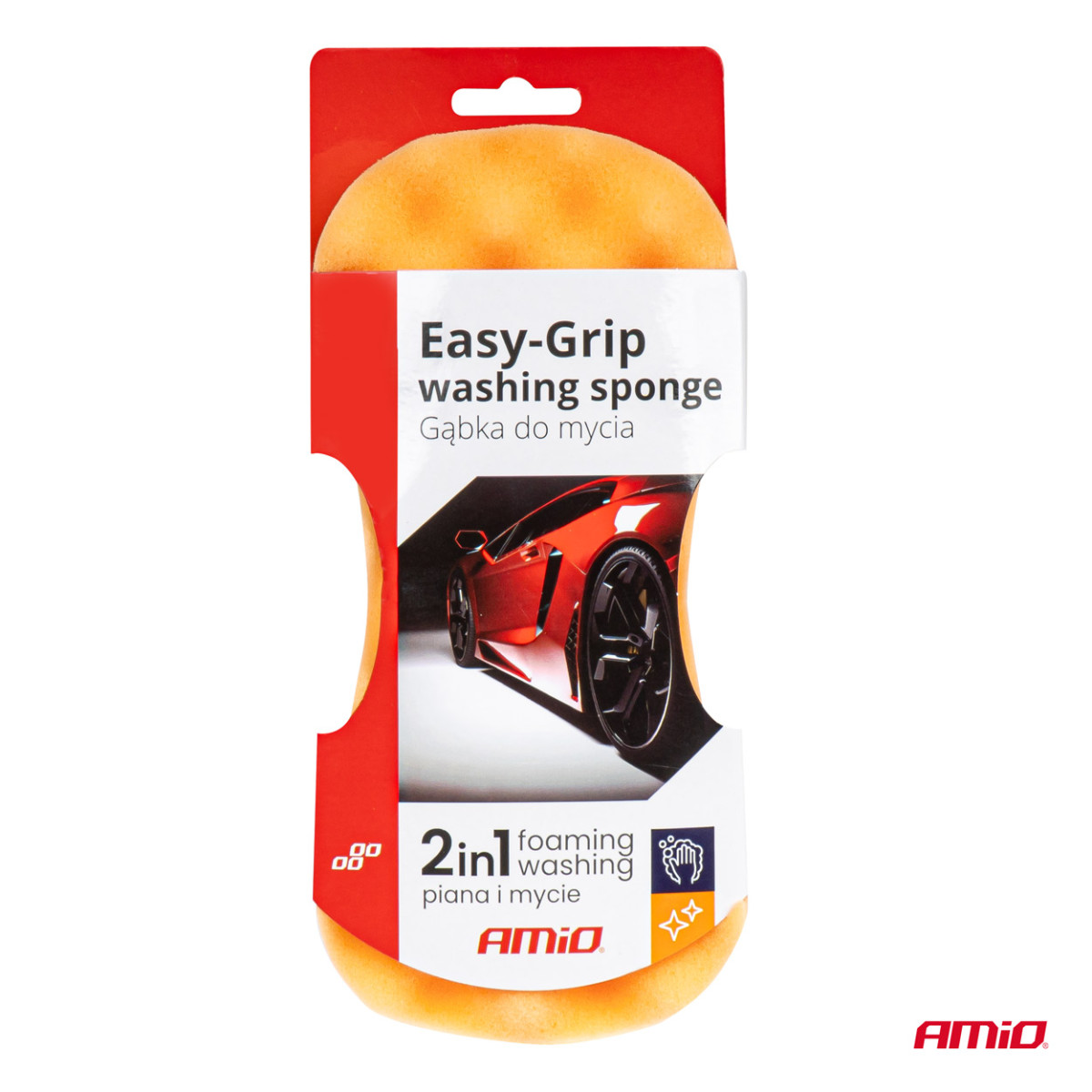 Minkšta automobilio plovimo kempinė Easy-Grip, AMIO-03841