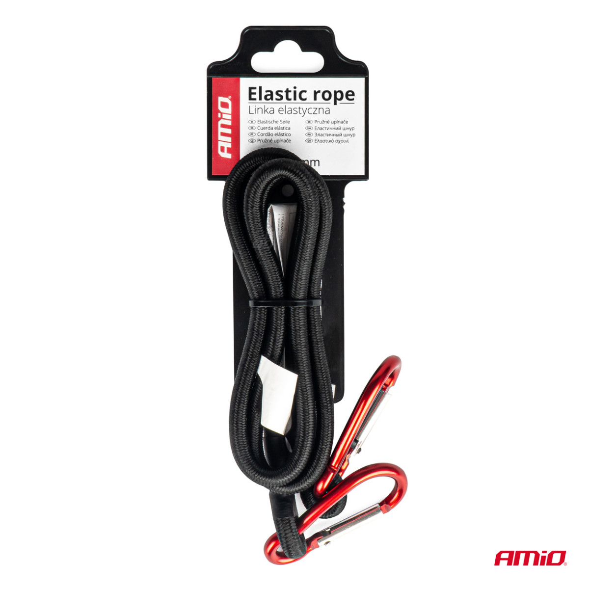 Elastinga bagažo tvirtinimo virvė 150 cm, Ø8 mm BSTRAP-08 AMIO-01153