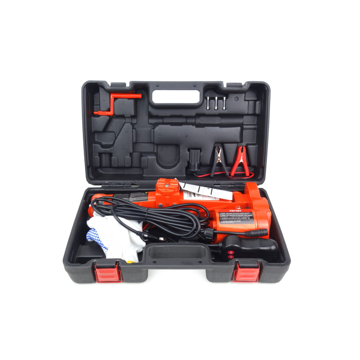 Elektrinis trapezinis keltuvas 3000 kg, 12 V su nuotoliniu valdymu ir remonto rinkiniu AMIO-02406