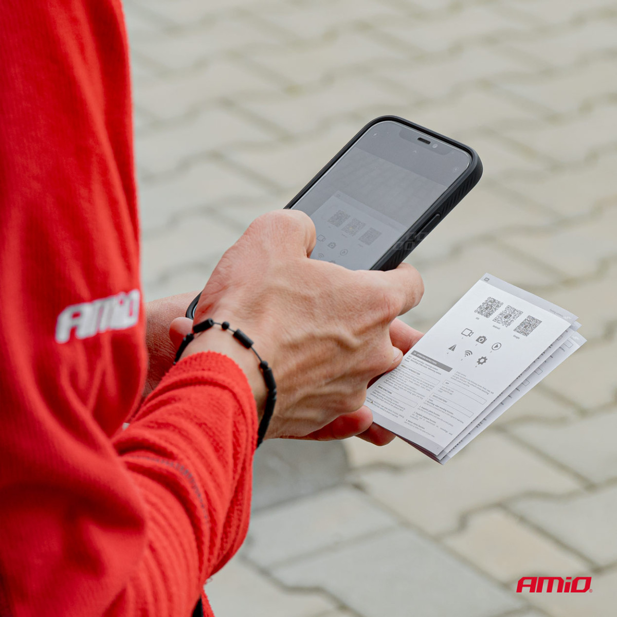 Belaidė atbulinės eigos kamera eReverse HD-410 12V 720p AMIO-03538