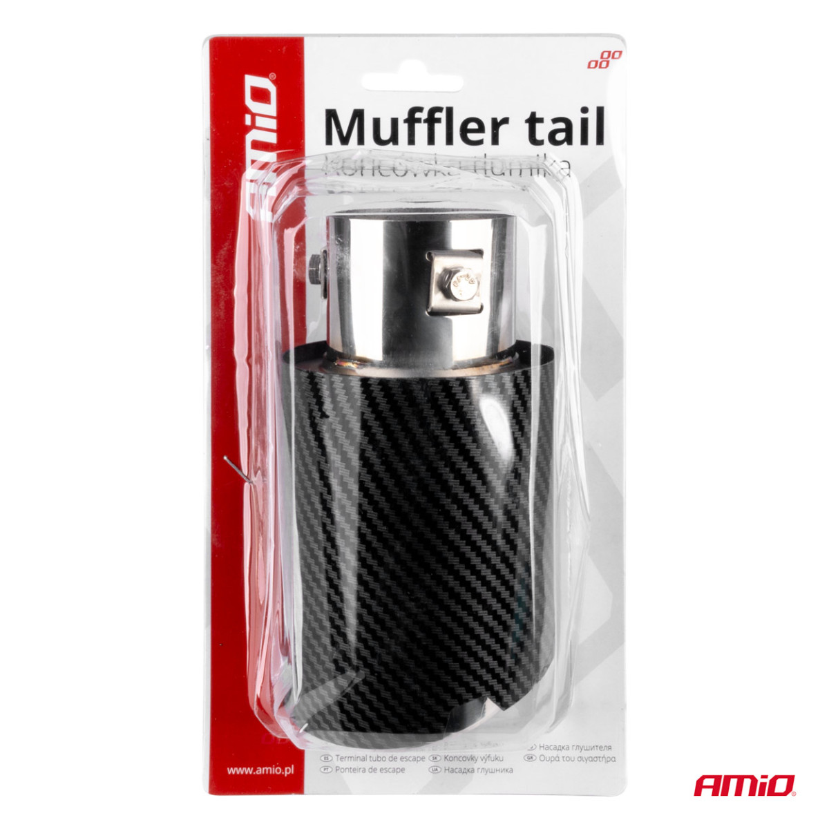 Duslintuvo antgalis 43-56 mm, nerūdijančio plieno, carbon AMIO-04065