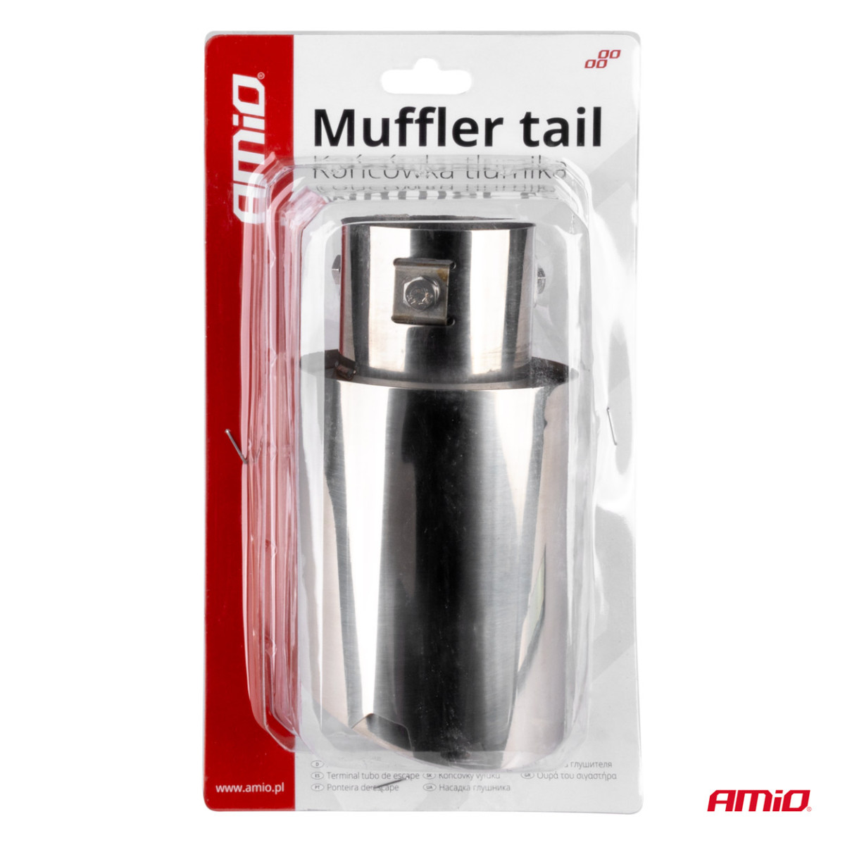 Duslintuvo antgalis 43-56 mm, nerūdijančio plieno, chromuotas AMiO-04064