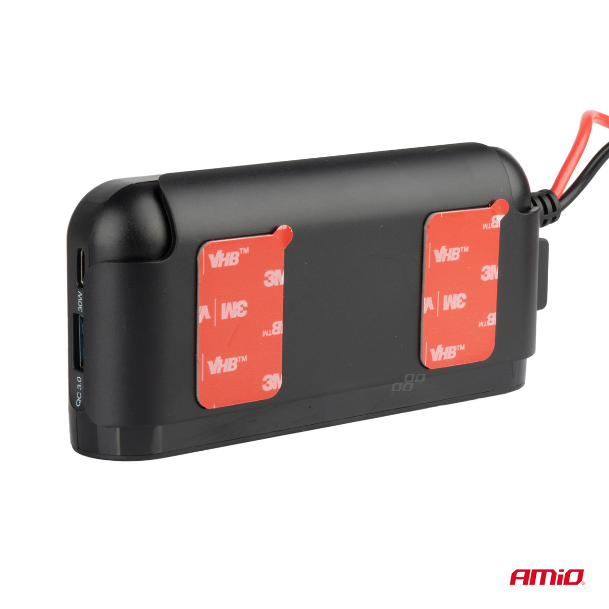 Išplėtimo lizdas su voltmetru, USB ir USB-C 12–24 V, AMIO-03782