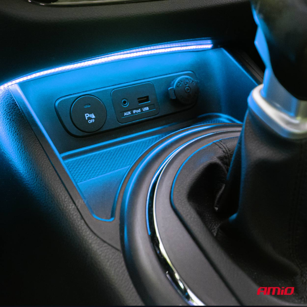 Lanksčios COB LED juostos 2x30 cm 12V, mėlyna