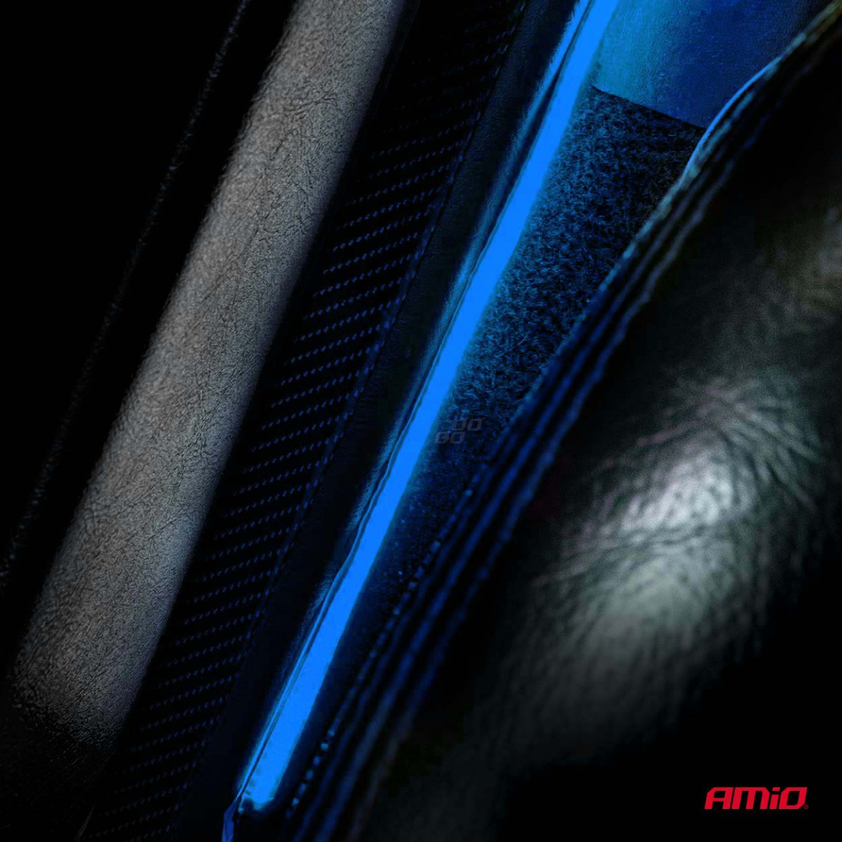 Lanksčios COB LED juostos 2x30 cm 12V, mėlyna