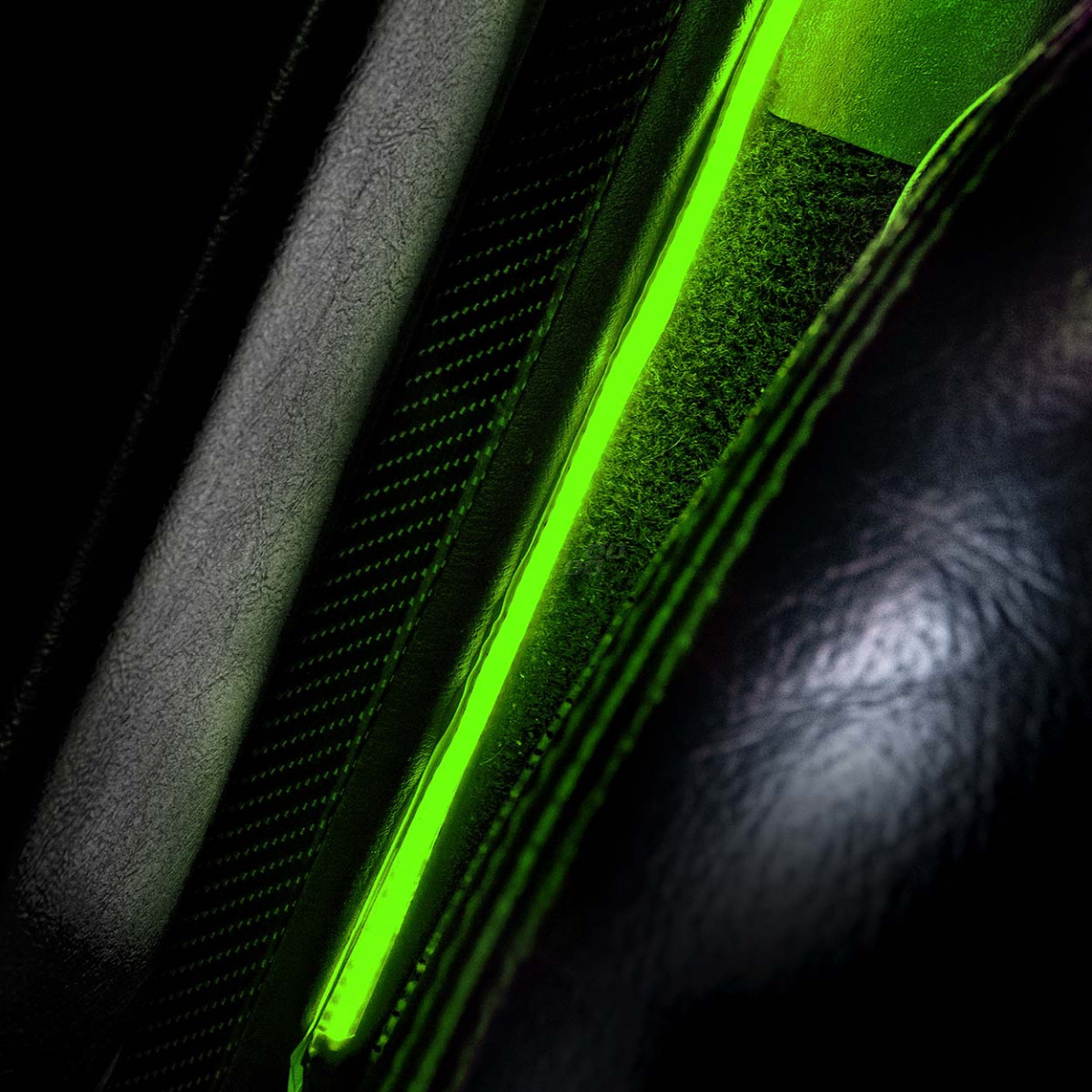 Lanksčios COB LED juostos 2x30 cm 12V, žalia