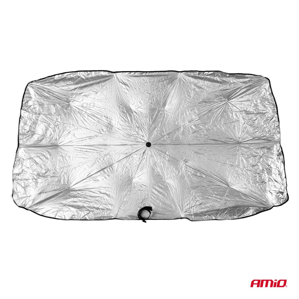 Sulankstoma priekinio stiklo saulės apsauga – skėtis 140x79 cm AMIO-02906