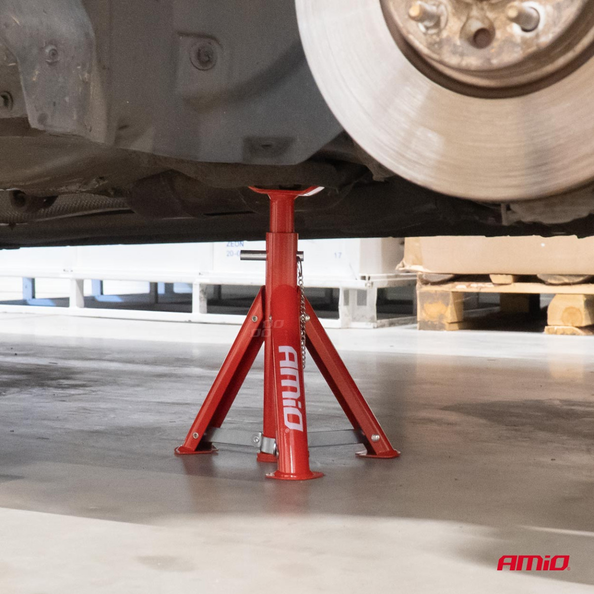 Sulankstomi atraminiai stovai 3000 kg, 2 vnt. AMIO-04186