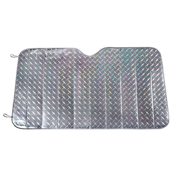 Sulankstoma saulės uždanga automobiliui 130x60 cm AMIO-02907