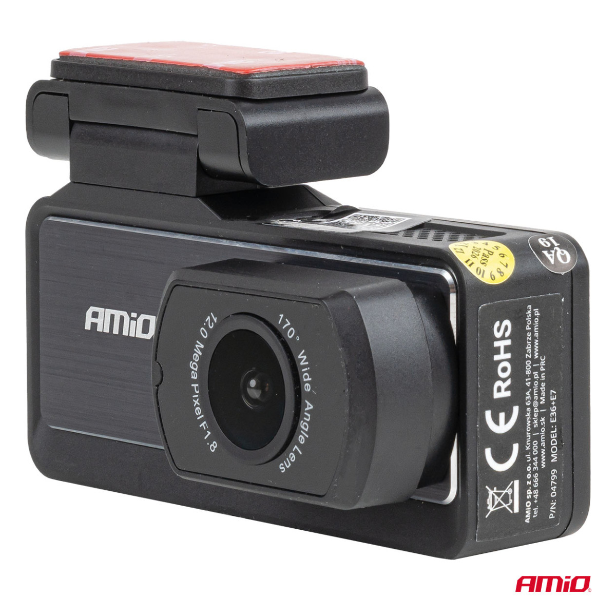 Automobilinis vaizdo registratorius 1K WLAN Wi-Fi Full HD 256 GB AMIO-04799