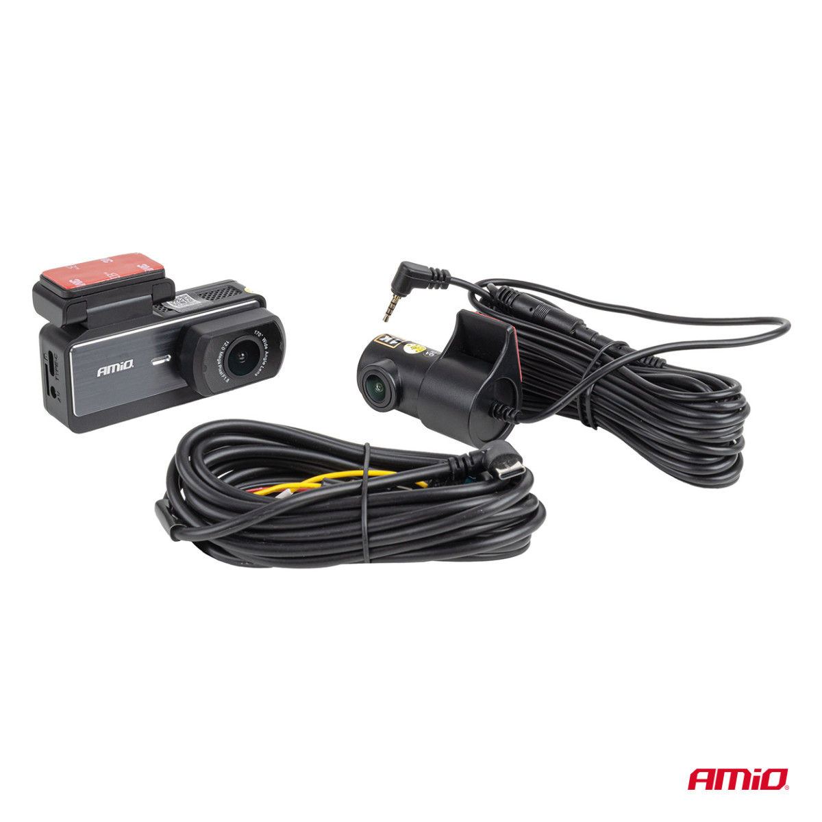 Automobilinis vaizdo registratorius 1K WLAN Wi-Fi Full HD 256 GB AMIO-04799