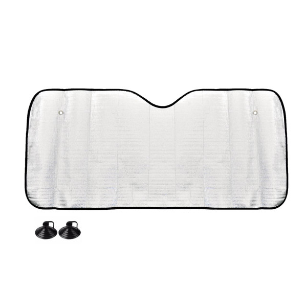 Priekinio stiklo apsauga 145x70 cm, sidabrinė, EPE putų AMIO-01535