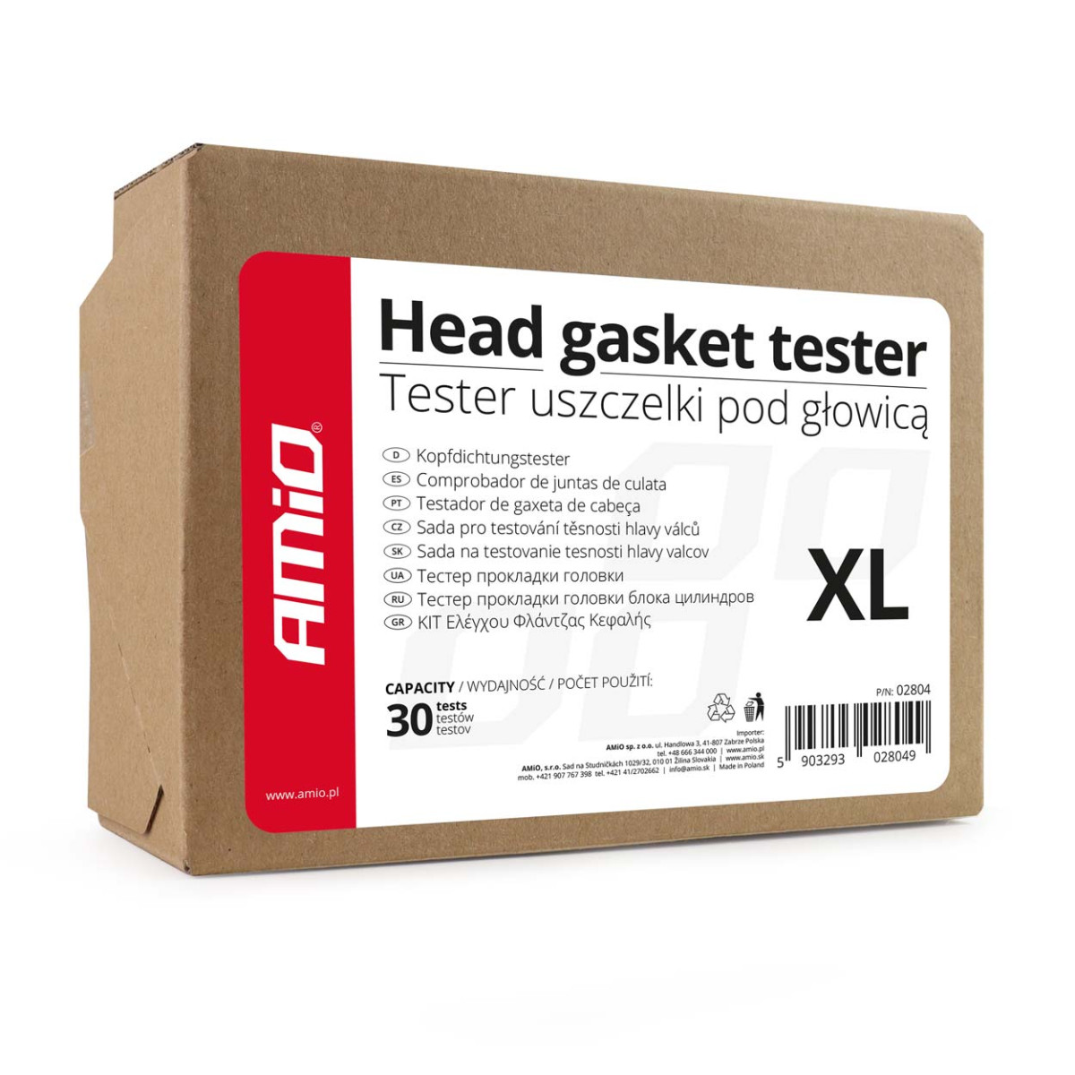 Cilindrų galvutės tarpinės testeris XL 60 ml AMIO-02804