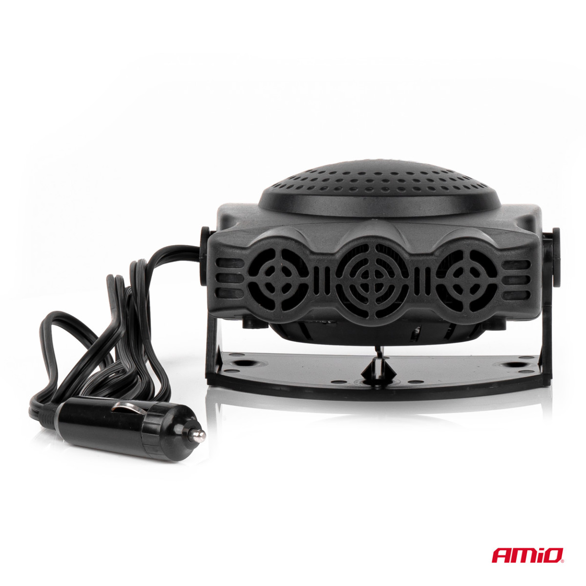 Automobilinis šildytuvas su ventiliatoriumi  -12V 150W AMIO-02385