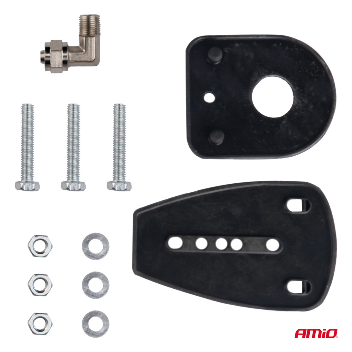 Garso signalas – chromuotas, 620 mm, 115 dB, 12/24V, LowTone, AMIO-04078