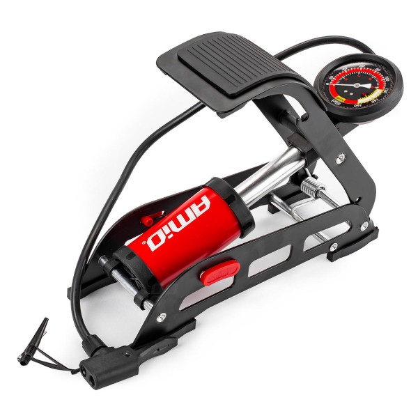 HQ vieno stūmoklio kojinė pompa Ø55 mm su manometru ir adapteriais PU06