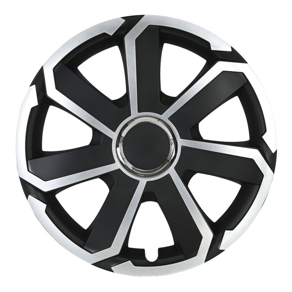 Rato gaubtas 1 vnt. AEROSPIN, juodas ir sidabrinis 15" Rato gaubtas 1 vnt. AEROSPIN, juodas ir sidabrinis 15"