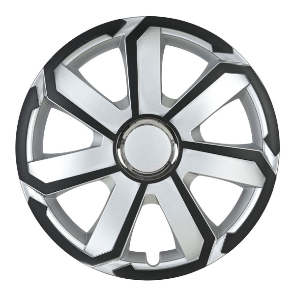 Rato gaubtas 1 vnt. AEROSPIN, sidabrinis ir juodas 16" Rato gaubtas 1 vnt. AEROSPIN, sidabrinis ir juodas 16"