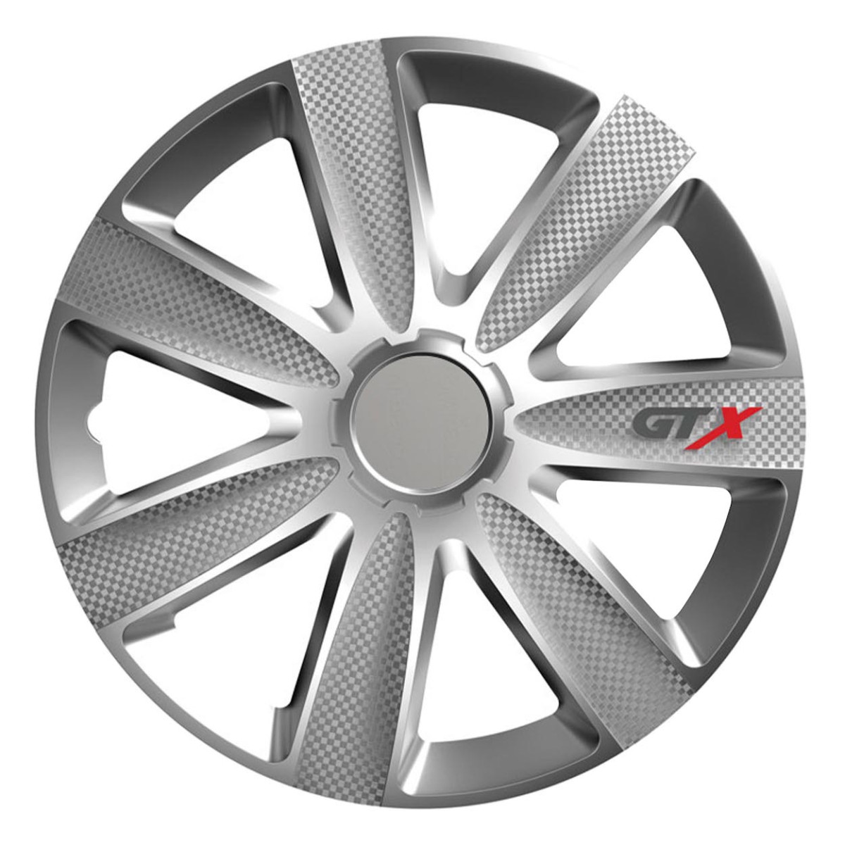 Ratų gaubtas 1 vnt. GTX, Carbon sidabrinis 16"