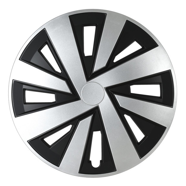 Rato gaubtas 1 vnt. PLUTON, juodas ir sidabrinis 16" Rato gaubtas 1 vnt. PLUTON, juodas ir sidabrinis 16"