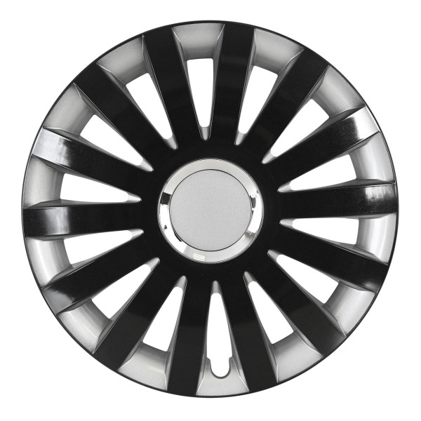 Rato gaubtas 1 vnt. SAIL, sidabrinis ir juodas 15" Rato gaubtas 1 vnt. SAIL, sidabrinis ir juodas 15"