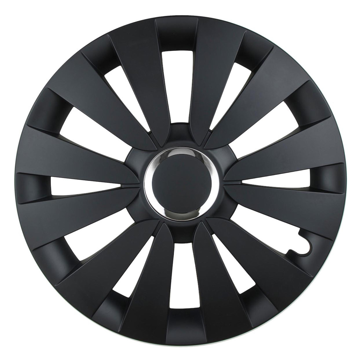 Rato gaubtas 1 vnt. Sky, matinis juodas 14"