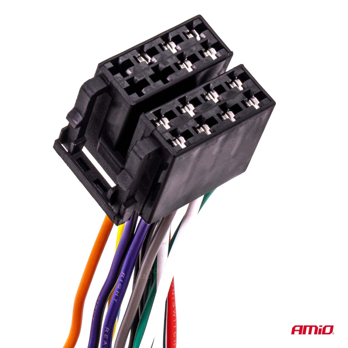 Integruota ISO CCA 13 PIN moteriška jungtis, 5A, 12V, AMIO-04441