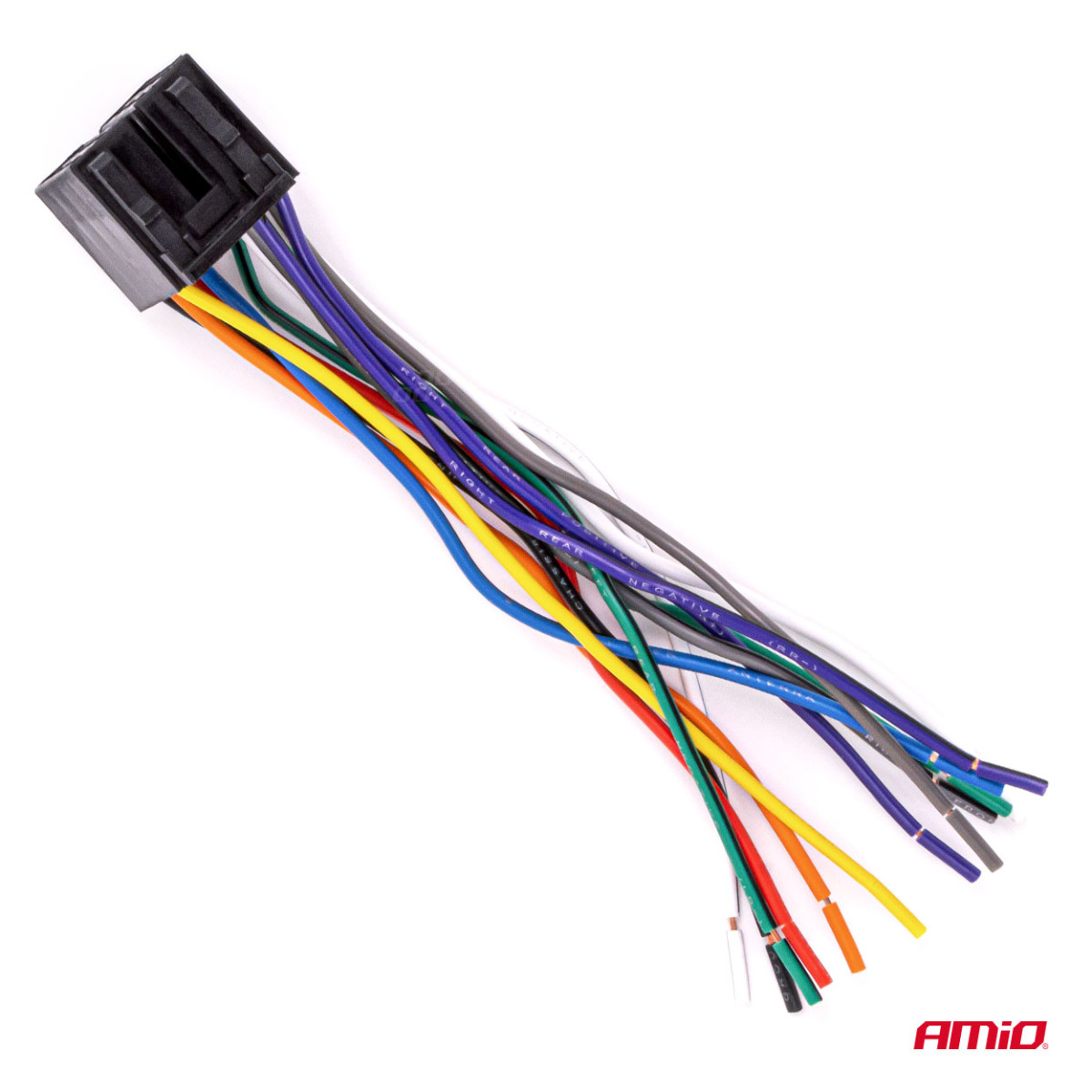 Integruota ISO CCA 13 PIN moteriška jungtis, 5A, 12V, AMIO-04441