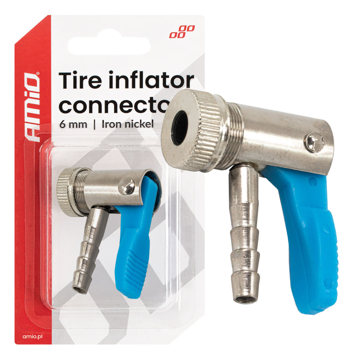 Kompresoriaus adapteris 6 mm AMIO-04497