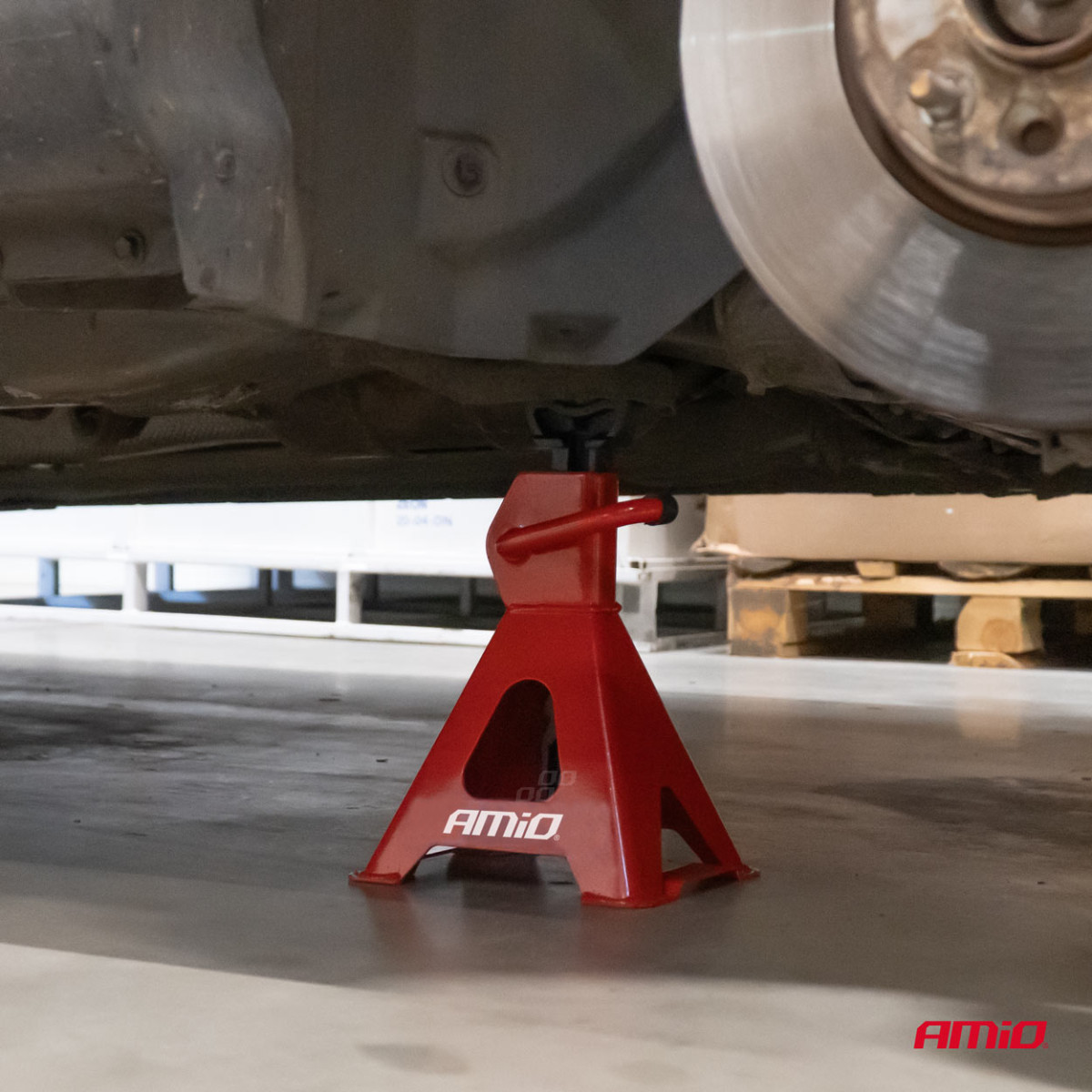 Automobilio atraminiai stovai 3000 kg, 2 vnt. AMIO-04188
