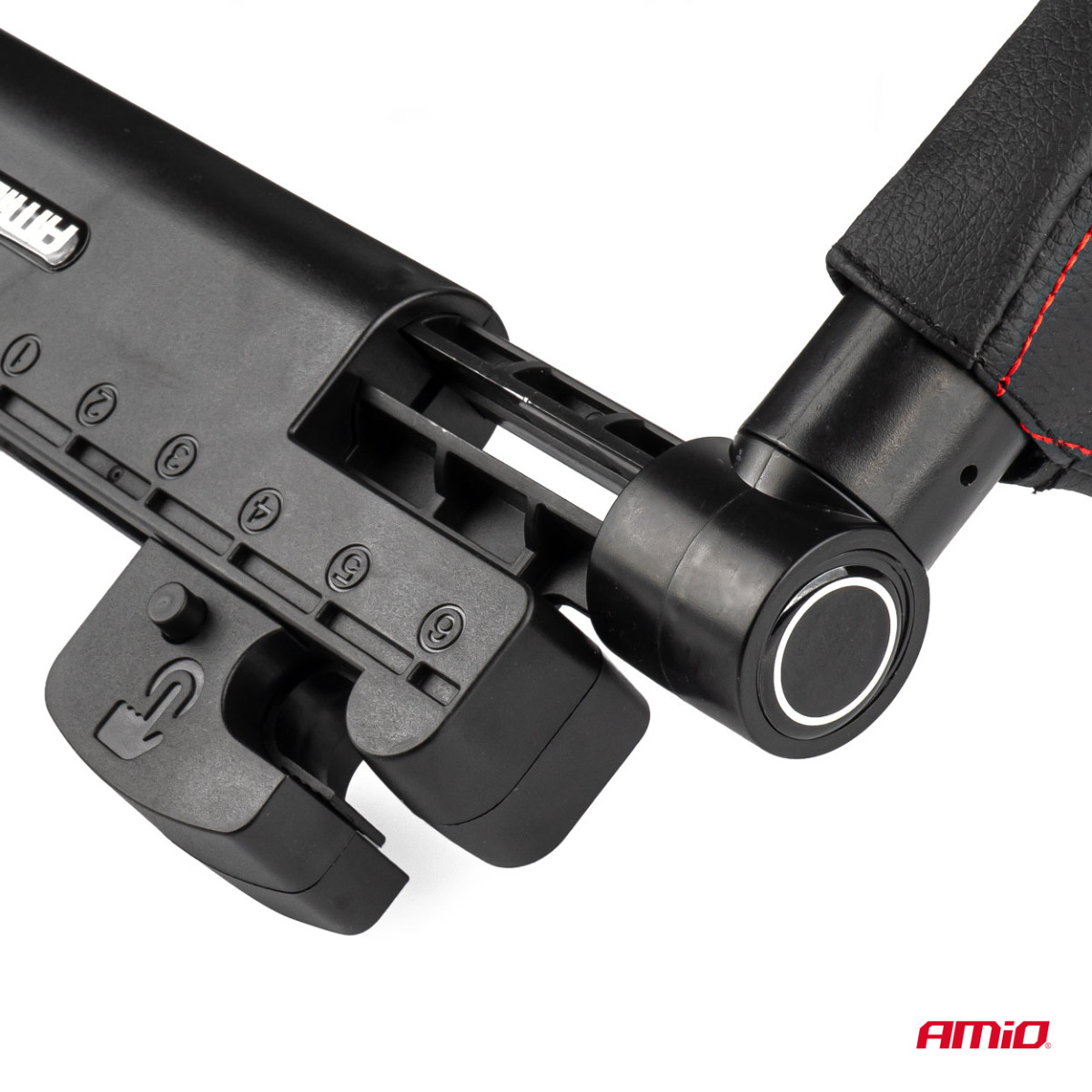 Automobilinė miego atrama galvai, odos stiliaus AMIO-02957