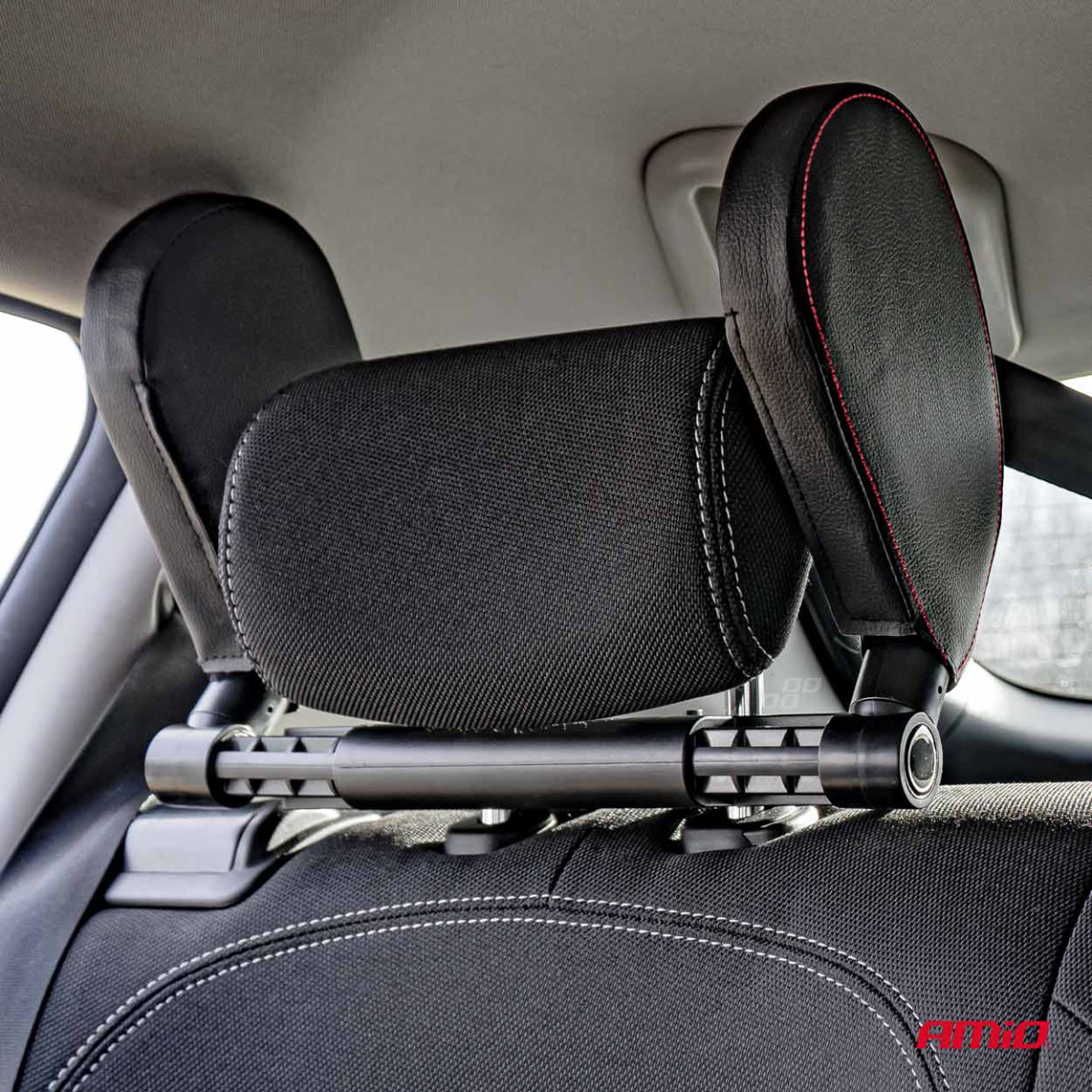 Automobilinė miego atrama galvai, odos stiliaus AMIO-02957