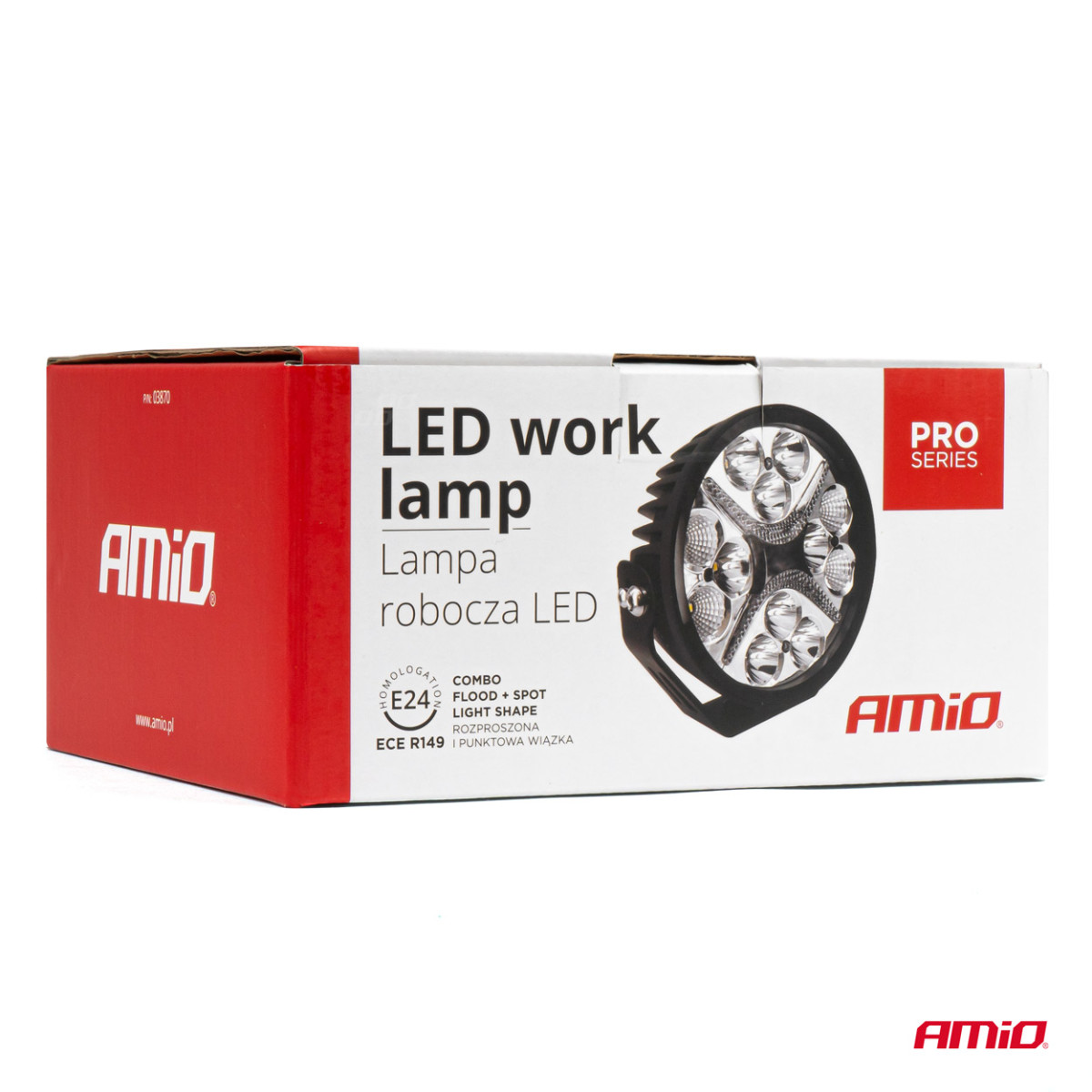 LED tolimųjų šviesų žibintas PRO Series AMiO-03870