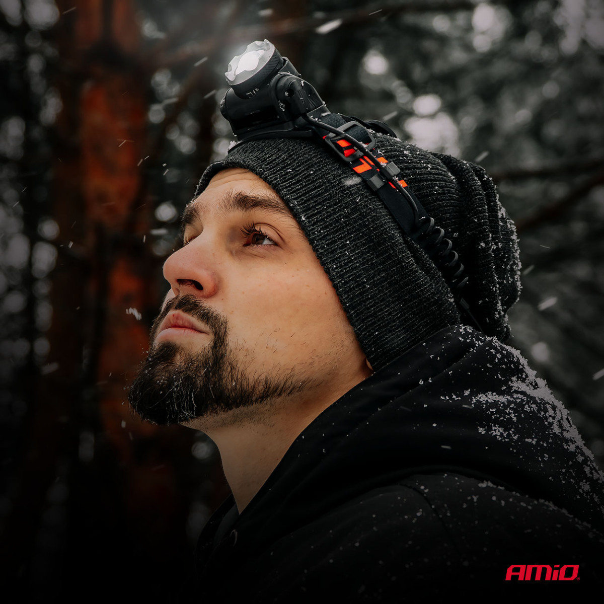 Akumuliatorinis LED galvos žibintas T6 3600mAh AMIO-04664